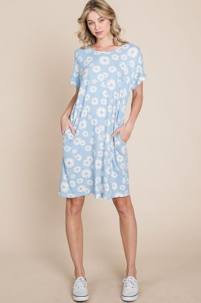 Oops-a-Daisy Tee Dress