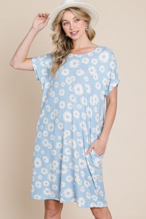 Oops-a-Daisy Tee Dress