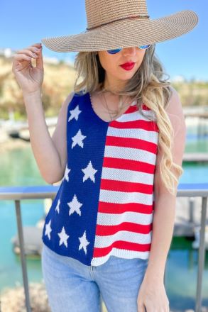 All American Sleeveless Top