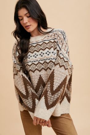 Forever Winter Fair Isle Sweater