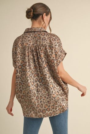 Leopard Lane Top