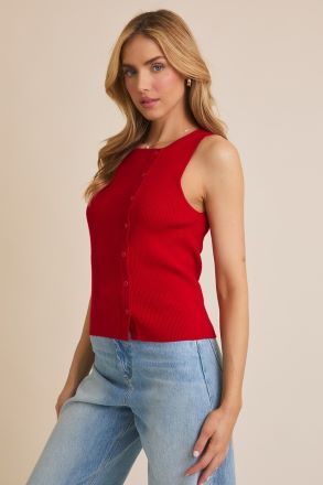 Social Hour Ribbed Tank