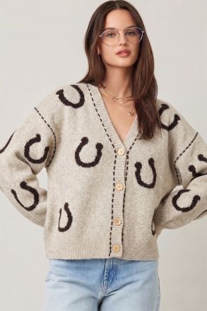 Horse Shoe Cardigan