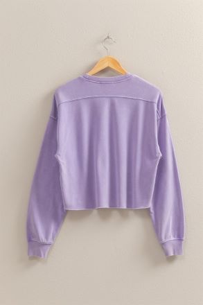 Fun and Games Cropped Sweatshirt