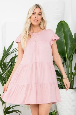 Happy At Heart Tiered Dress